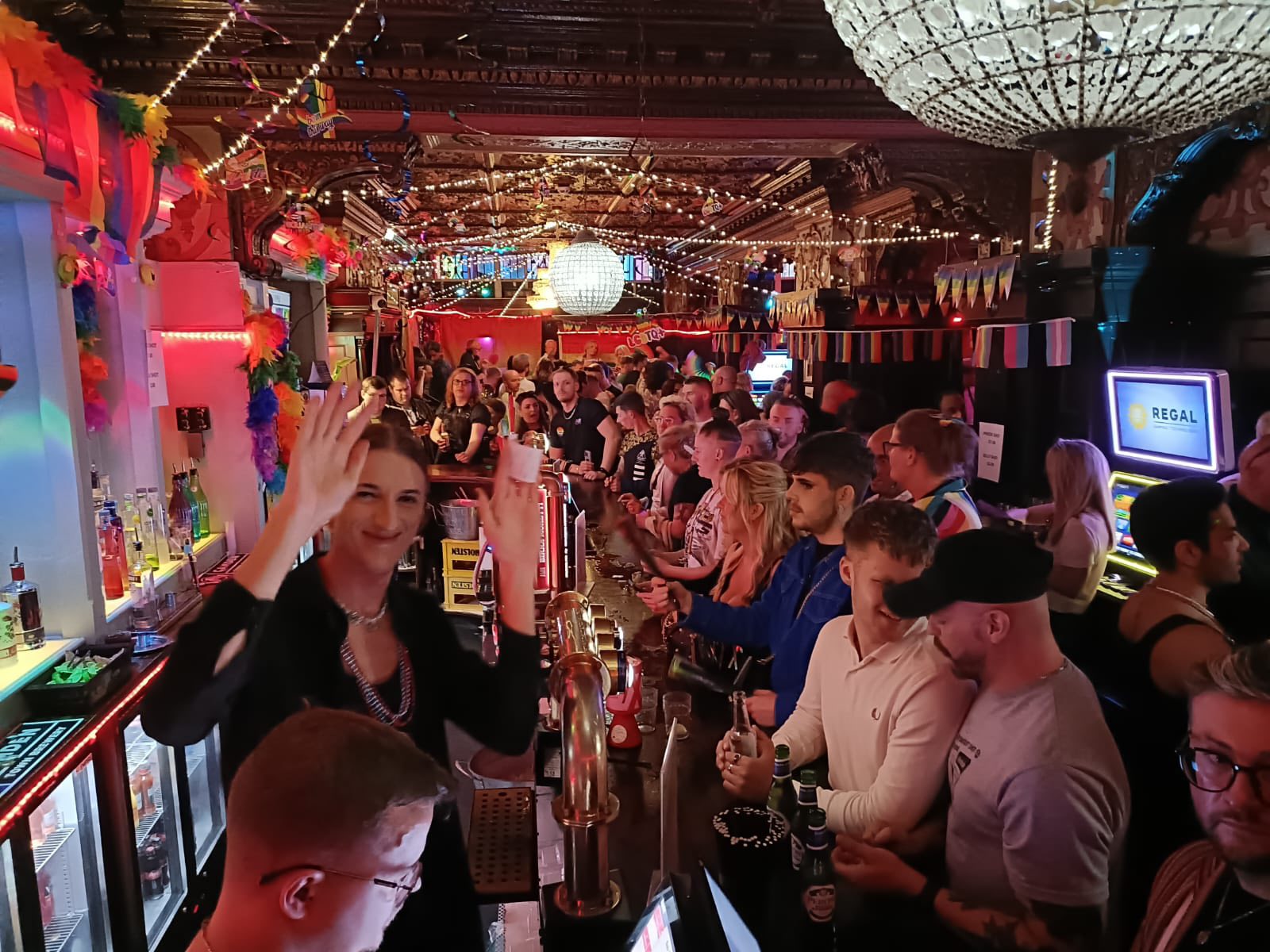 The Lisbon gay bar in Liverpool