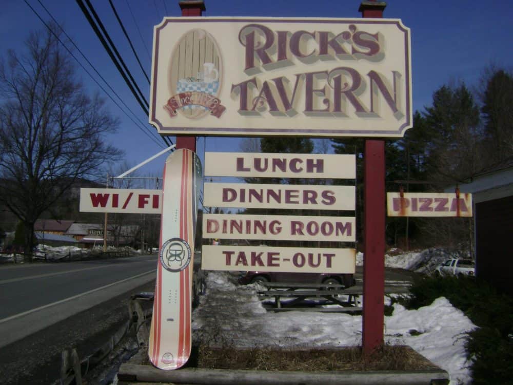 Rick's Tavern Newfane Vermont