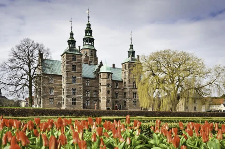Rosenborg Castle and tulip