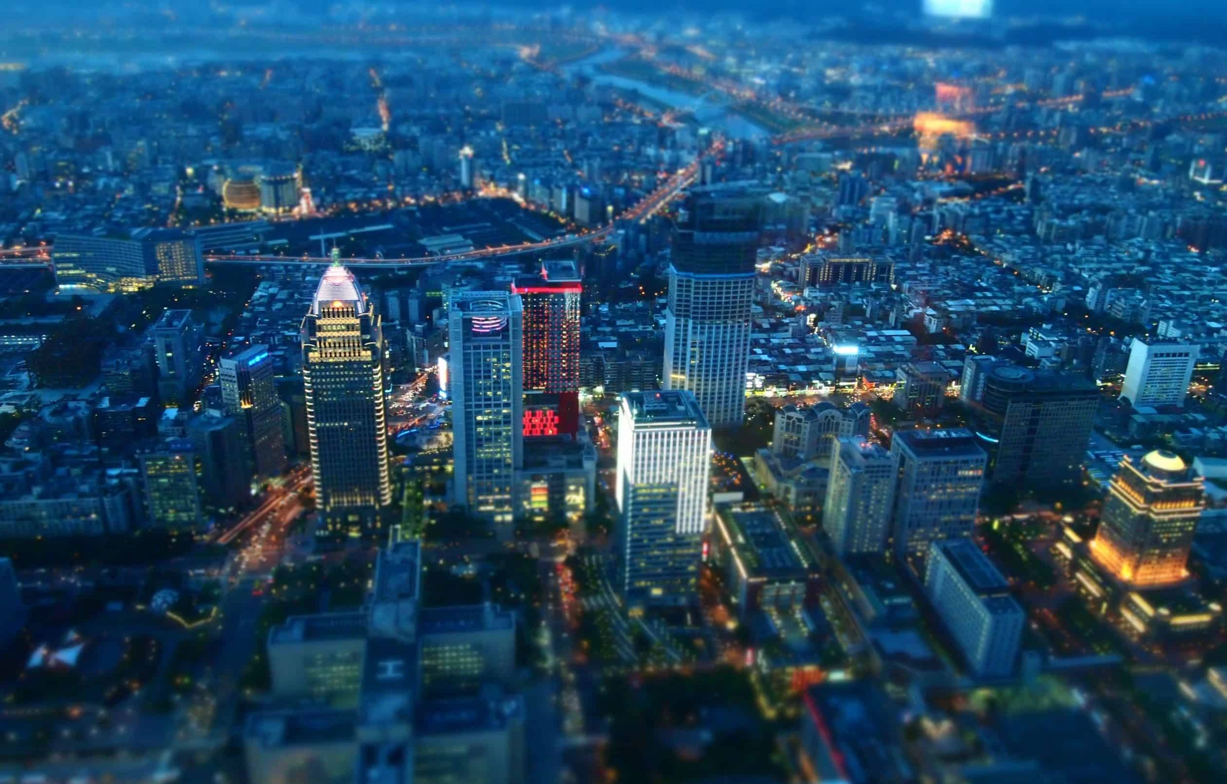 taiwan, taipei, night view