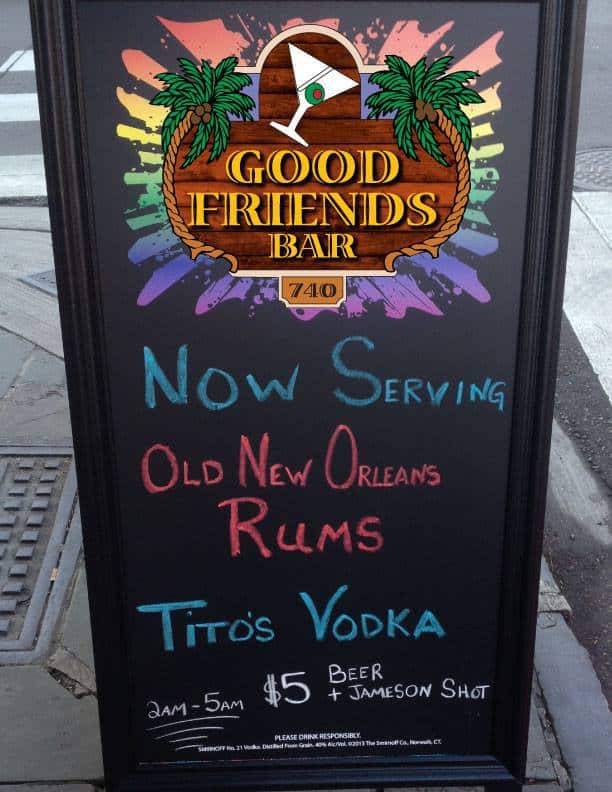 Good Friends New Orleans Gay Bar Luizjana