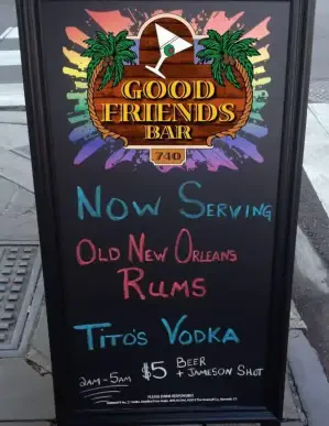 Good Friends New Orleans Gay Bar Louisiana