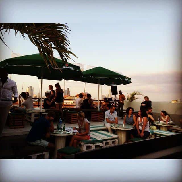 Gatto Blanco Rooftop Bar. kota Panama