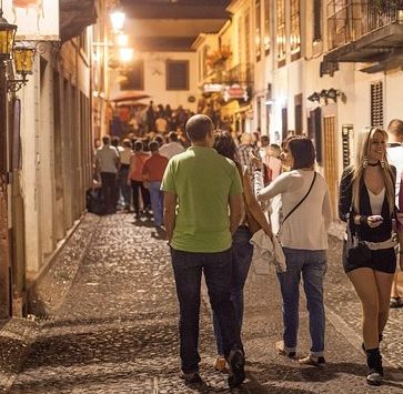 Visite nocturne de Funchal au Portugal