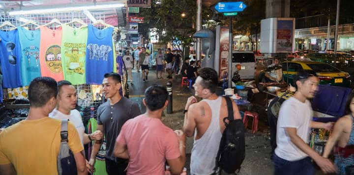 Mercato notturno di Patpong / Silom