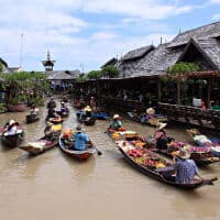 Marché flottant de Pattaya