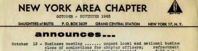 National Museum of American History Home > Destinations > North America > United States > New York City > Things to do Daughters of Bilitis Meeting Spot