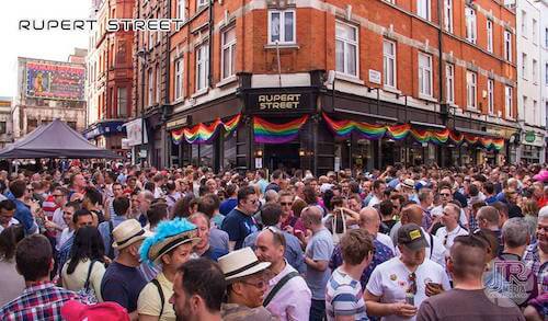 Rupert Street gay bar in London