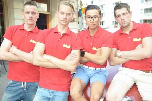 Blond gaybar i Berlin