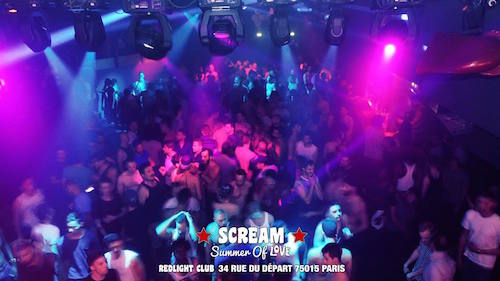 SCREAM gay dansklubb i Paris