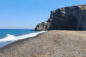 Columbo Beach Santorini main Columbo Beach