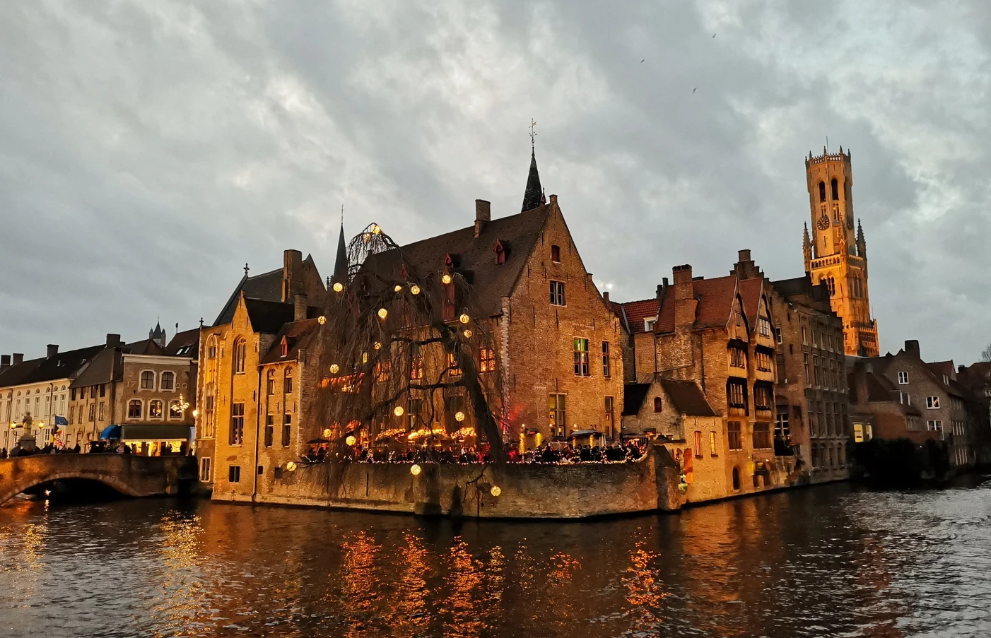Brugge-at-night Gay Bruges Hotels