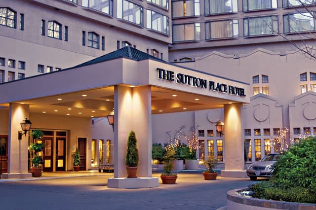 The Sutton Place 호텔 밴쿠버 캐나다