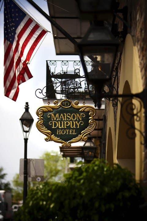 Maison Dupuy Hotel New Orleans Louisiana HBT-vänligt boende i New Orleans