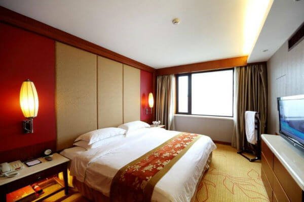 Charakterystyczny hotel w Kantonie