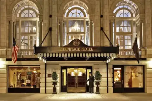 The Hermitage Hotel Nashville Tennessee Gay-Friendly Nashville Hotel