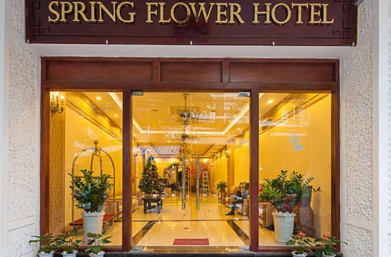 Lente bloemenhotel