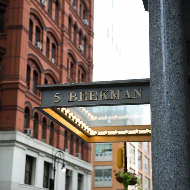 Das Beekman Hotel New York USA