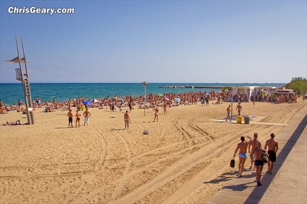 Playa Mar Bella - playa nudista
