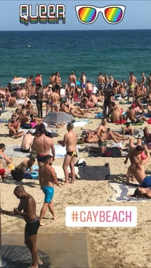 Mar Bella Beach - nudist beach