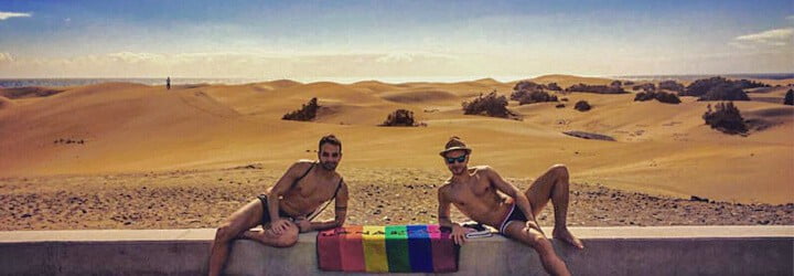 Dunes de sable de Maspalomas et plage gay