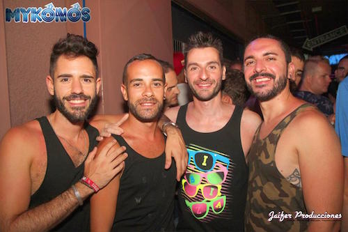 Mykonos gay dance club in Gran Canaria