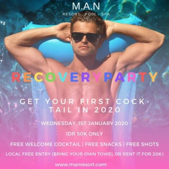M.A.N Resort Present New Year Recovery Party