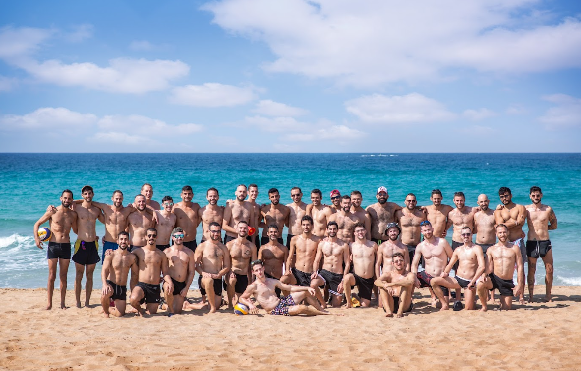 Международный гей-турнир по пляжному волейболу в Тель-Авиве