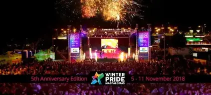 Winter Gay Pride Maspalomas 2018 Gran Canaria Stage
