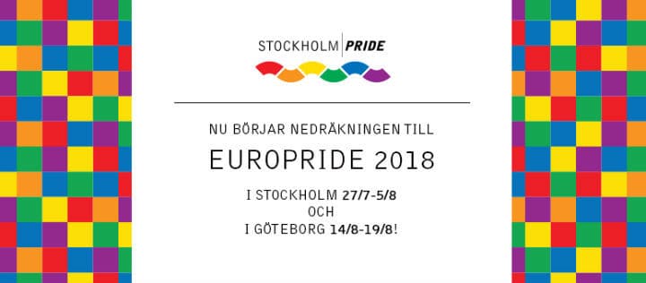 EuroPride 2018 스톡홀름