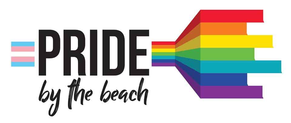 Pride ved stranden i Californien