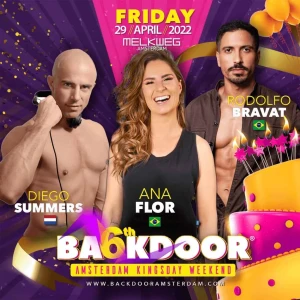 BACKDOOR 6th Anniversary - Amsterdam Kingsday Edition