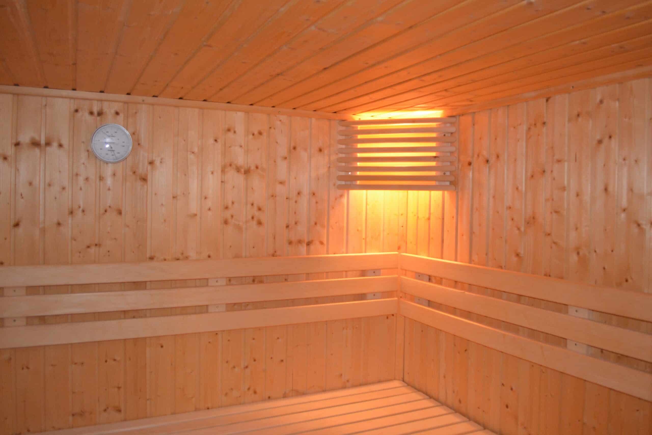 sauna, lampe, varme