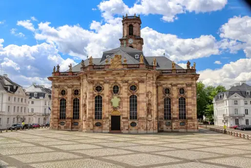 ludwig church, saarbrücken, church