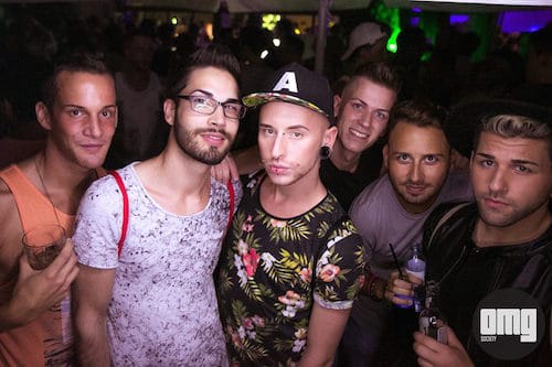 OMG Society @ Chaya Fuera gay dance party in Vienna
