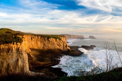 santa cruz, california, shore