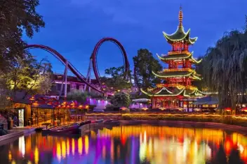 Theme park in Copenhagen Denmark