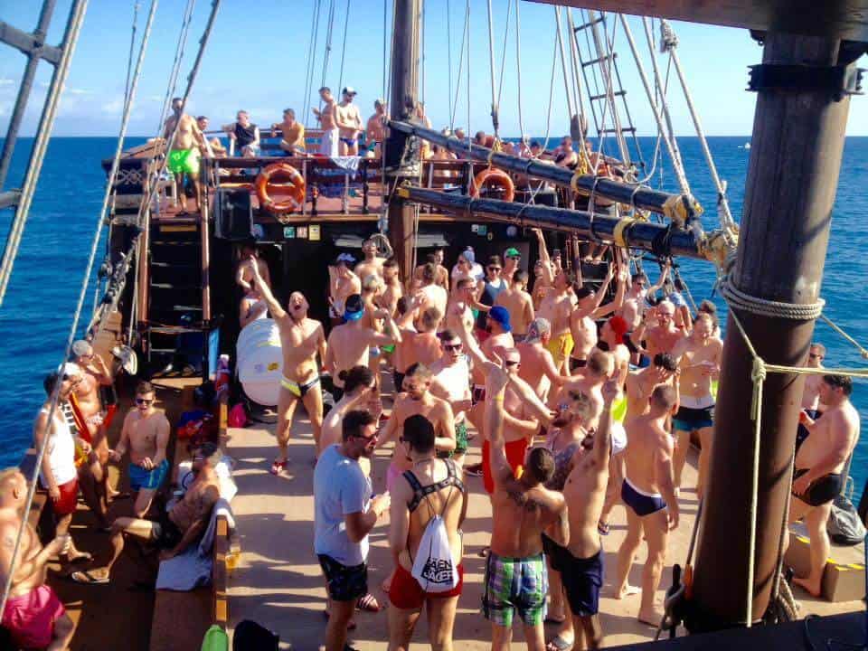 Gran Canaria · Impreza dla gejów na łodzi