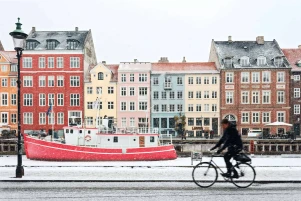 Vá para Copenhague