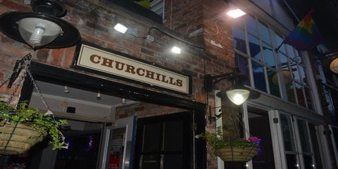 Churchills Gay Bar Манчестер