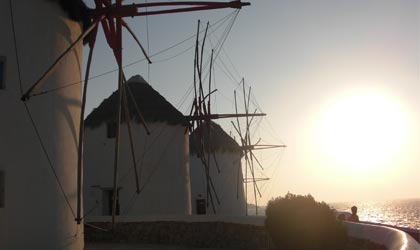 Mykonos-Windmühlen