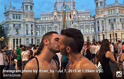 同性戀Instagram照片將使你想參觀世界驕傲馬德里