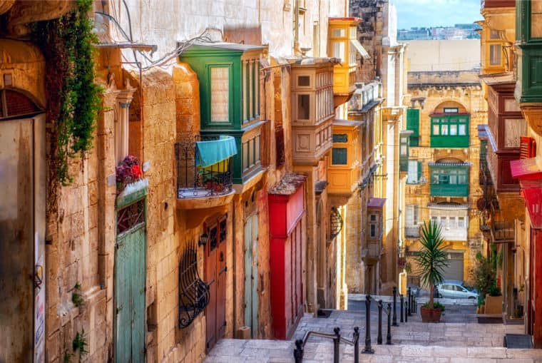 Valletta op Malta