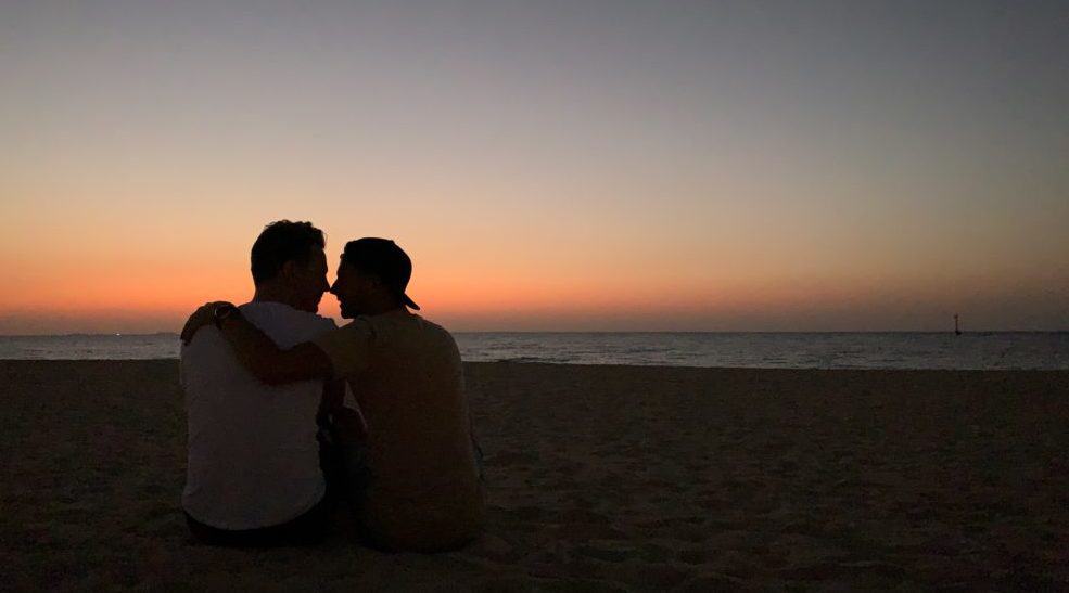 Coppia gay a Dubai