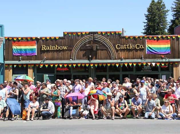 Azienda di bestiame arcobaleno