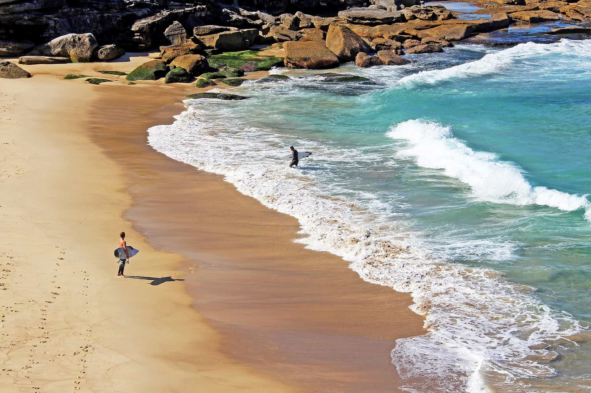 Plage de Tamarama à Sydney