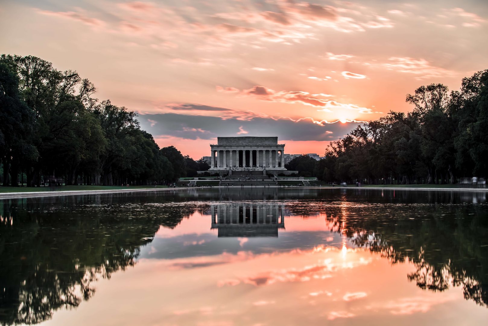 Lincoln-Gedenkteken in Washington, gelijkstroom
