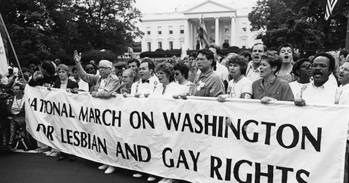 1987 年のワシントンでの全国行進