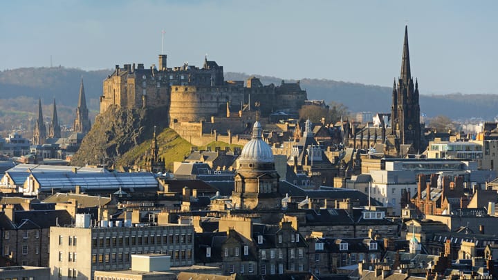 Эдинбургский замок-Шотландия