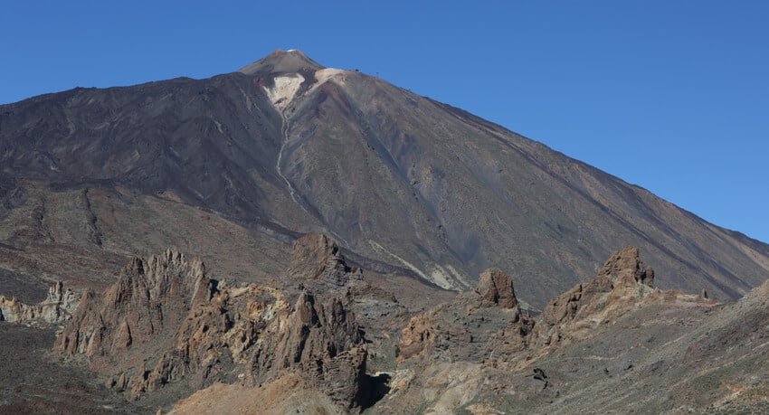 zicht op El Teide-Tenerife